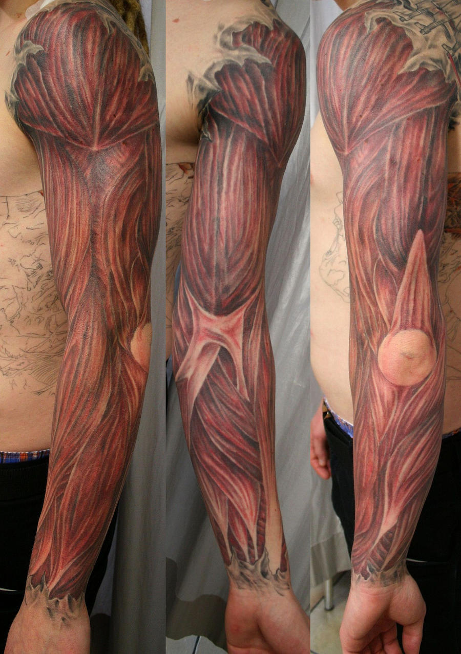 Muscle Armsleeve TaT 1 by 2Face Tattoo